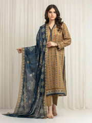 MERAK ZARI | Unstitched 3PC lawn EWU6M6-032-3P