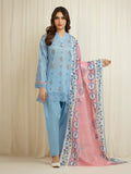 MERAK ZARI | Unstitched 3PC lawn EWU6M6-052-3P