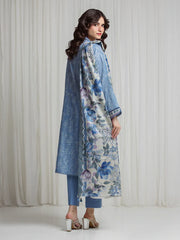 MERAK ZARI | Unstitched 3PC lawn EWU6M6-092-3P