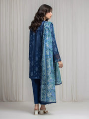 MERAK ZARI | Unstitched 3PC lawn EWU6M6-104-3P