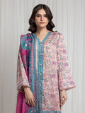 MERAK ZARI | Unstitched 3PC lawn EWU6M6-056-3P