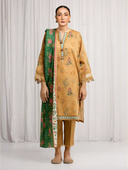 MERAK ZARI | Unstitched 3PC lawn EWU6M6-053-3P