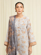 MERAK ZARI | Unstitched 3PC lawn -EWU6M6-045-3P