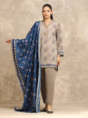 ALLURE | Unstitched 3PC lawn - EWU6A1-36558-3P