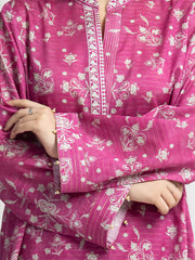 MERAK ZARI | Unstitched 3PC lawn EWU6M6-070-3P