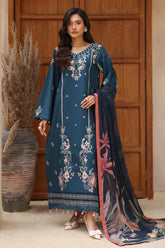 Luxury Embroidered ELIF 3PC Unstitched Lawn By Rangeen By Raaya