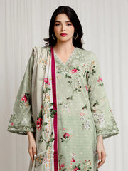 Festive Embroidered | Unstitched 3PC Zari lawn EWU6V23-33405-3P
