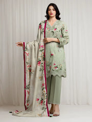 Festive Embroidered | Unstitched 3PC Zari lawn EWU6V23-33405-3P