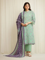 ALLURE | Unstitched 3PC lawn - EWU6A1-36607-3P