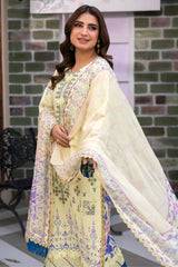PERIDOT Lawn Embroidered 3PC | PR-549