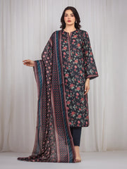 MERAK ZARI | Unstitched 3PC lawn EWU6M6-011-3P
