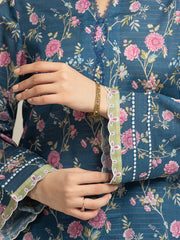 MERAK ZARI | Unstitched 3PC lawn EWU6M6-037-3P