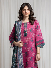 MERAK ZARI | Unstitched 3PC lawn EWU6M6-059-3P