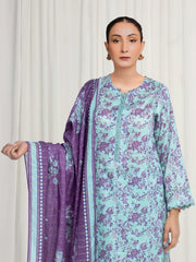 MERAK ZARI | Unstitched 3PC lawn EWU6M6-064-3P