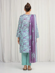 MERAK ZARI | Unstitched 3PC lawn EWU6M6-064-3P
