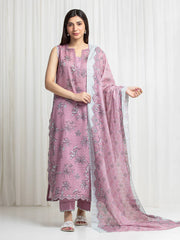 MERAK ZARI | Unstitched 3PC lawn EWU6M6-066-3P