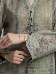 MERAK ZARI | Unstitched 3PC lawn EWU6M6-074-3P