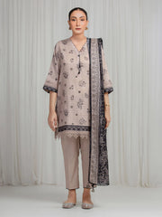 MERAK ZARI | Unstitched 3PC lawn EWU6M6-084-3P