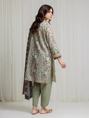 MERAK ZARI | Unstitched 3PC lawn EWU6M6-085-3P