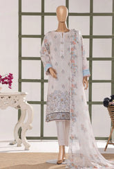 Mehak By HZ Textiles Embroidered 3PC Lawn Suit