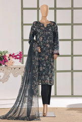 Mehak By HZ Textiles Embroidered 3PC Lawn Suit