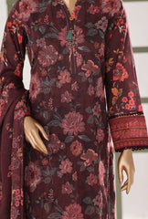 Mehak By HZ Textiles Embroidered 3PC Lawn Suit
