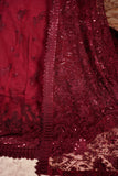 Luxury Embroidered Net Unstitched 3PC Suit By Maryams
