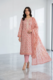 Original Stitched Binsaeed 3PC Printed Lawn Article 7