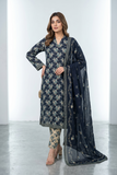 Original Stitched Binsaeed 3PC Printed Lawn Article 5