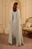 Luxury Embroidered Chiffon Unstitched 3PC Suit By Maryams