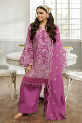ZELLBURY ChikanKari Embroidered Shirt Shalwar Dupatta 3PC 4027