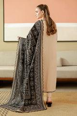 ZELLBURY ChikanKari Embroidered Shirt Shalwar Dupatta 3PC 4047