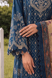ZELLBURY | ChikanKari 3PC Embroidered Shirt Shalwar Dupatta