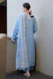 ZELLBURY | ChikanKari 3PC Embroidered Shirt Shalwar Dupatta