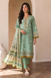 ZELLBURY | Embroidered Cotton 3PC 0053