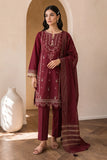 ZELLBURY | Embroidered Cotton 3PC 0061