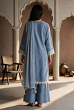 ZELLBURY | Embroidered Cotton 3PC 0062
