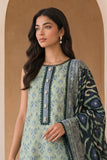 ZELLBURY | Printed Cotton 2PC Shirt Dupatta 0001
