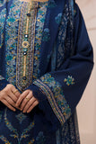 Zellbury 3PC Embroidered Shirt Shalwar Dupatta 0650