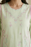 Zellbury 3PC Embroidered Shirt Shalwar Dupatta 0653