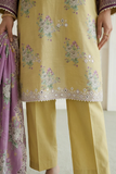 Zellbury 3PC Embroidered Shirt Shalwar Dupatta 0709