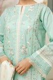 Zellbury 3PC Embroidered Shirt Shalwar Dupatta 0845