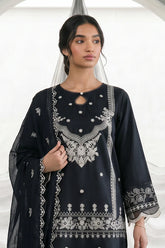 Zellbury 3PC Embroidered Shirt Shalwar Dupatta 1105