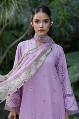 ZELLBURY ChikanKari Embroidered Shirt Shalwar Dupatta 3PC 4085