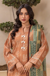 ZELLBURY | Printed Lawn 2PC Shirt Dupatta 0597