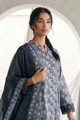 ZELLBURY | Printed Lawn 3PC 1078