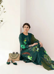 Emerald Eclipse Unstitched 3PC Lawn By House Of Lala
