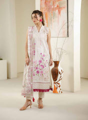 Premium Embroidered 3PC Lawn #4