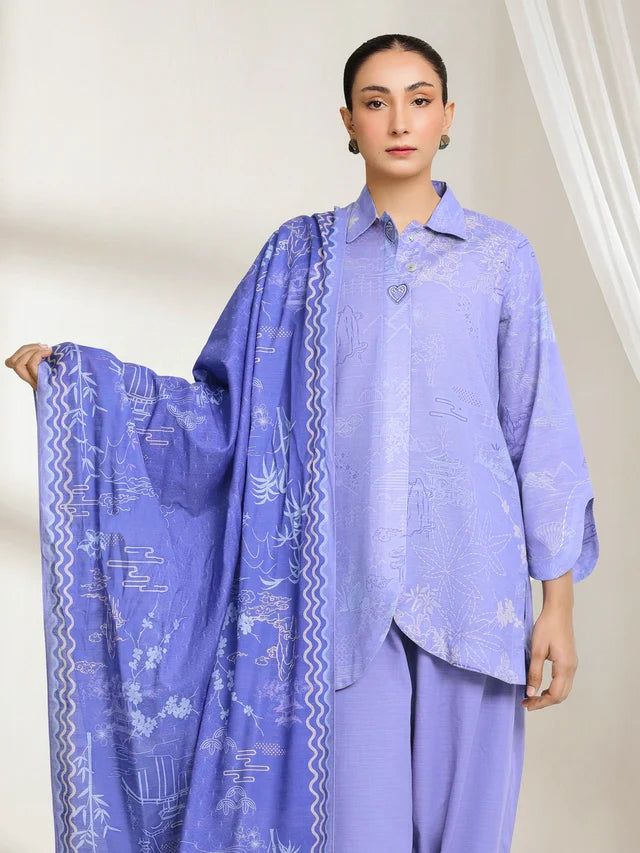 ALLURE | Unstitched 3PC Khaddar - EWU6A3-37114-3P