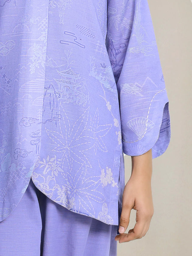 ALLURE | Unstitched 3PC Khaddar - EWU6A3-37114-3P